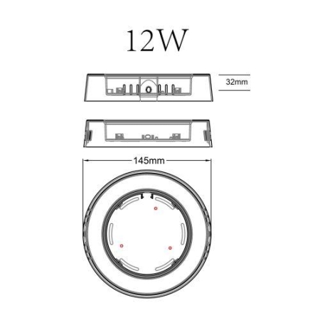 Светильник светодиодный LED 19-12-6K 12Вт 6500К накладной круглый ЭРА Б0057448 Светильник светодиодный LED 19-12-6K 12Вт 6500К накладной круглый ЭРА Б0057448