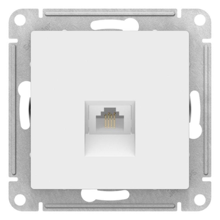 Розетка телефонная AtlasDesign RJ11 механизм лотос SE ATN001381 Розетка телефонная AtlasDesign RJ11 механизм лотос SE ATN001381