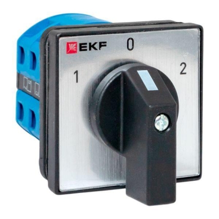 Переключатель кулачковый ПК-1-42 2п 25А "1-0-2" IP65 EKF pk-1-42-25-65 Переключатель кулачковый ПК-1-42 2п 25А "1-0-2" IP65 EKF pk-1-42-25-65
