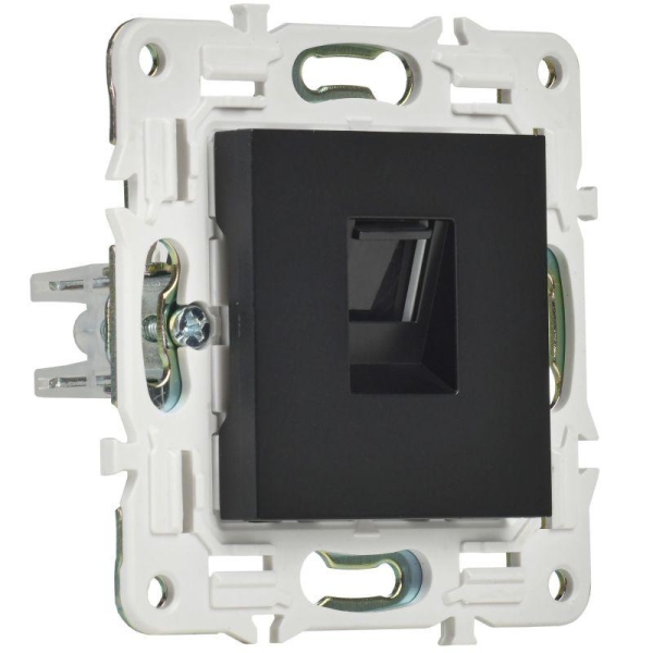 Розетка компьютерная RJ45 кат.5E SKANDY SK-K01Bl черн. IEK SK-K10-1-K02 Розетка компьютерная RJ45 кат.5E SKANDY SK-K01Bl черн. IEK SK-K10-1-K02
