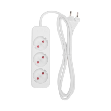 Удлинитель 3х1.5м без заземл. STANDARD 2х1кв.мм бел. Rexant 13-4006 Удлинитель 3х1.5м без заземл. STANDARD 2х1кв.мм бел. Rexant 13-4006