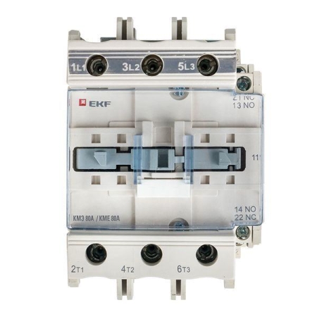 Контактор КМЭ 80А кат. 380В AC 1НО+1НЗ EKF ctr-s-80-380 Контактор КМЭ 80А кат. 380В AC 1НО+1НЗ EKF ctr-s-80-380