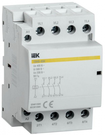 Контактор модульный КМ40-40М AC/DC KARAT IEK MKK21-40-40 Контактор модульный КМ40-40М AC/DC KARAT IEK MKK21-40-40