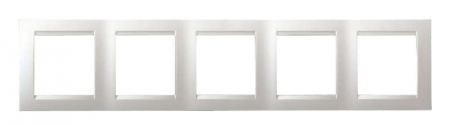 Рамка 5-м Simon15 бел. Simon 1500650-030 Рамка 5-м Simon15 бел. Simon 1500650-030