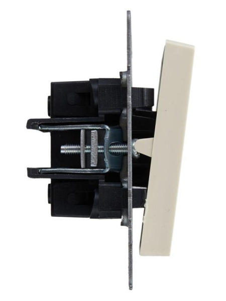 Выключатель перекрестный 1-кл. СП BRITE 10А ВС10-1-3-БрКр механизм беж. IEK BR-V13-0-10-K10