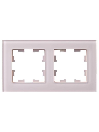 Рамка 2-м BRITE РУ-2-2-Бр стекло розовый матов. IEK BR-M22-G-31-K14 Рамка 2-м BRITE РУ-2-2-Бр стекло розовый матов. IEK BR-M22-G-31-K14