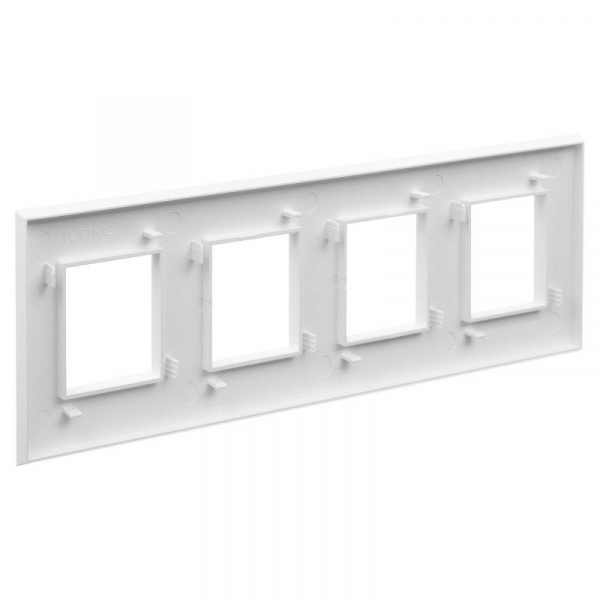 Рамка 4-м 8мод. Avanti "Белое облако" DKC 4400908 Рамка 4-м 8мод. Avanti "Белое облако" DKC 4400908