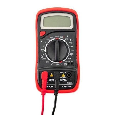 Мультиметр цифровой MAS830B Master EKF In-180701-pm830B Мультиметр цифровой MAS830B Master EKF In-180701-pm830B