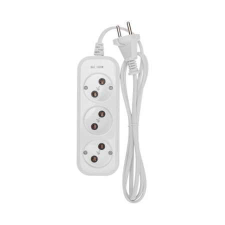 Удлинитель 3х1.5м без заземл. 2х0.75 бел. PROCONNECT 13-4205 Удлинитель 3х1.5м без заземл. 2х0.75 бел. PROCONNECT 13-4205