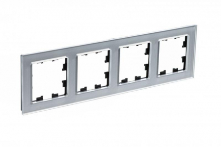 Рамка 4-м AtlasDesign Nature стекло алюм. SE ATN320304 Рамка 4-м AtlasDesign Nature стекло алюм. SE ATN320304