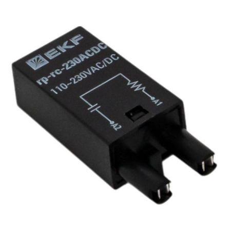 Модуль защитный RC 110-230В AC/DC для промежуточных реле RP AVERES EKF rp-rc-230ACDC Модуль защитный RC 110-230В AC/DC для промежуточных реле RP AVERES EKF rp-rc-230ACDC
