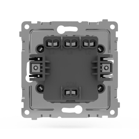 Выключатель 3-кл. СП Pixel 10А IP20 механизм беж. TOKOV ELECTRIC TKE-PX-V3-C02