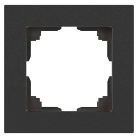 Рамка 1-м СП Accent 6-501-07 графит Intro Б0063756