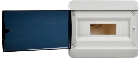 Корпус ЩРН-П-12 TEKFOR IP41 черн. прозр. дверь пластик. IEK TF5-KP12-N-12-41-K01-K03