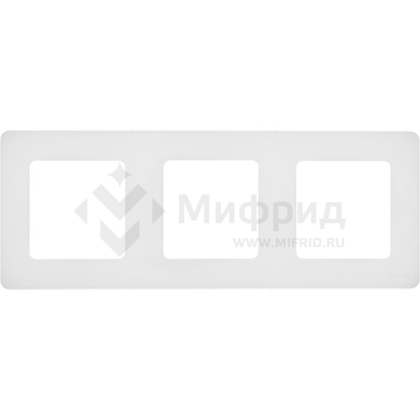Рамка 3-м СП Inspiria IP20 бел. IEK 673950