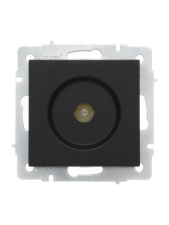 Розетка телевизионная оконечная TV 1-м СП Vesna механизм черн. бархат LEZARD 742-4288-130 Розетка телевизионная оконечная TV 1-м СП Vesna механизм черн. бархат LEZARD 742-4288-130