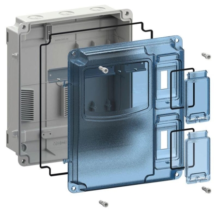 Корпус ЩУРн-П 3/6 Krepta 5 IP66 PC пластик. IEK MSP3-N-06-55 Корпус ЩУРн-П 3/6 Krepta 5 IP66 PC пластик. IEK MSP3-N-06-55