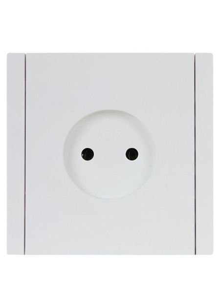 Розетка СП FORTE&PIANO FP218 10А без заземл. без защ. шторок винт. крепл. бел. IEK FP-R10-10-K01