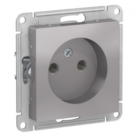 Розетка 1-м СП AtlasDesign 16А IP20 без заземл. без защ. шторок механизм алюм. SE ATN000341 Розетка 1-м СП AtlasDesign 16А IP20 без заземл. без защ. шторок механизм алюм. SE ATN000341