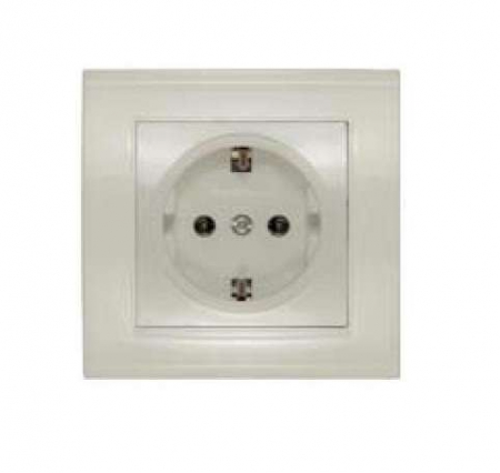 Розетка 1-м СП Бриллиант 16А IP20 с заземл. сл. кость UNIVersal 7948844 Розетка 1-м СП Бриллиант 16А IP20 с заземл. сл. кость UNIVersal 7948844