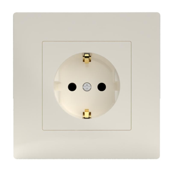 Розетка 1-м СП Pixel 16А IP20 с заземл. защ. шторки в сборе беж. TOKOV ELECTRIC TKE-PX-R1FZSF-C02 Розетка 1-м СП Pixel 16А IP20 с заземл. защ. шторки в сборе беж. TOKOV ELECTRIC TKE-PX-R1FZSF-C02