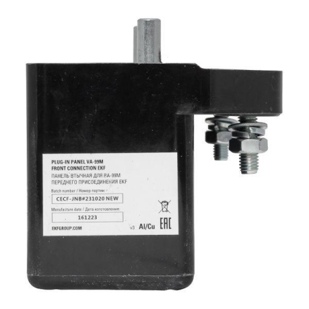 Панель втычная для ВА-99М 630 передн. присоед. EKF mccb99m-630-pin-3f Панель втычная для ВА-99М 630 передн. присоед. EKF mccb99m-630-pin-3f