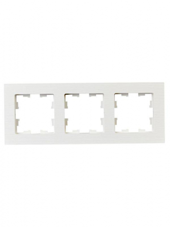 Рамка 3-м BRITE РУ-3-Бр бел. рифленый IEK BR-M32-51-K01 Рамка 3-м BRITE РУ-3-Бр бел. рифленый IEK BR-M32-51-K01
