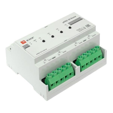Контроллер ePRO 24 удаленного управления 6вх\4вых 230В WiFi Home EKF ePRO-h-10-4-230-W Контроллер ePRO 24 удаленного управления 6вх\4вых 230В WiFi Home EKF ePRO-h-10-4-230-W