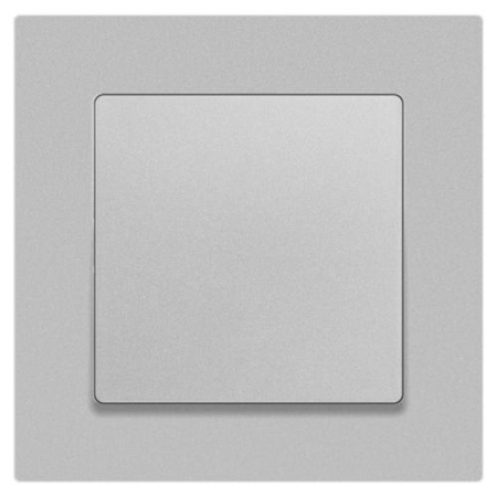 Кнопка Accent 6-109-03 10А-250В IP20 СУ алюм. Intro Б0063608