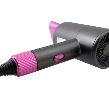 Фен 1200 Вт 220-240В ELX-HD09-C08 сер./роз. Ergolux 15207