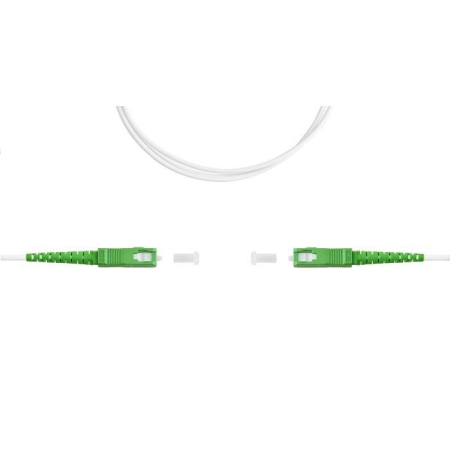 Патч-корд SC/APC-SC/APC simplex 10м 3мм LSZH G.657.A1 SUPRLAN 09-05076 Патч-корд SC/APC-SC/APC simplex 10м 3мм LSZH G.657.A1 SUPRLAN 09-05076