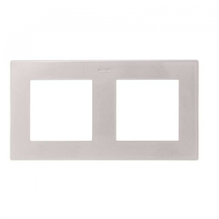 Рамка 2-м Simon24 алюм. 2400620-033 Рамка 2-м Simon24 алюм. 2400620-033