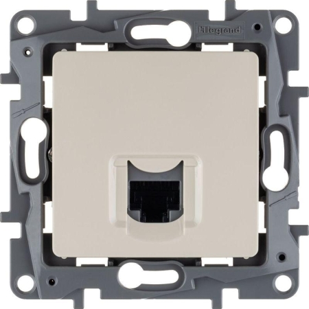 Розетка компьютерная 1-м СП Etika RJ45 кат.5E UTP механизм сл. кость IEK 672341 Розетка компьютерная 1-м СП Etika RJ45 кат.5E UTP механизм сл. кость IEK 672341