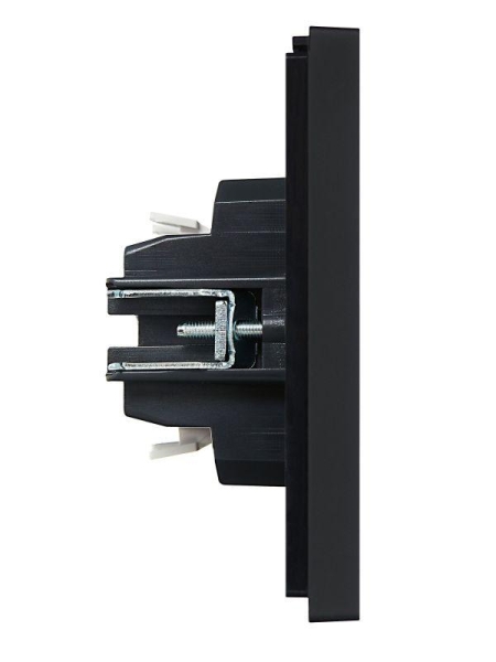 Выключатель 1-кл. СП FORTE&PIANO 10А FP101 черн. IEK FP-V10-0-10-1-K02