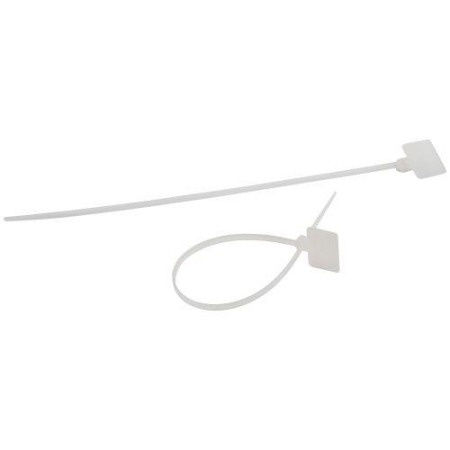 Хомут кабельный 2.5х200 с площадкой для маркировки 25х15 бел. NO-225-320 (уп.50шт) Эра Б0066063