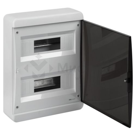 Корпус навесной COMFORT ЩРН-П-24 IP41 пластик. прозр. крышка бел. bs24cw Эра Б0067244