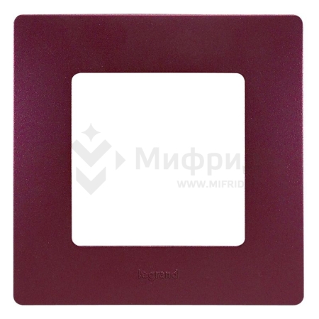 Рамка 1-м СП Etika IP20 сливовый IEK 672561