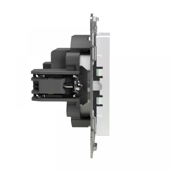 Розетка TV оконечная СП Pixel 1DB механизм перламутр. TOKOV ELECTRIC TKE-PX-A1O-C04