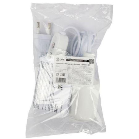 Светильник для растений FITO-Time Holder под лампу Е27 с проводом 1.5м и таймером для фитоламп Эра Б0059882 Светильник для растений FITO-Time Holder под лампу Е27 с проводом 1.5м и таймером для фитоламп Эра Б0059882