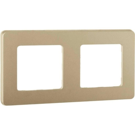 Рамка 2-м Inspiria шампань IEK 673948