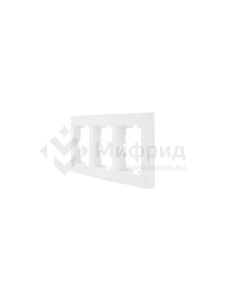 Рамка 3-м VESNA горизонт. бел. LEZARD 742-0200-148