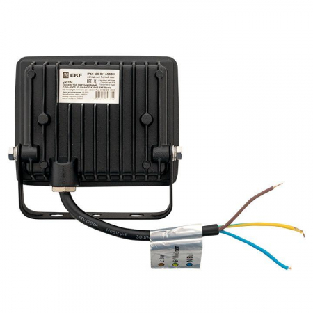 Прожектор светодиодный СДО-3002 20Вт 6500К IP65 Basic EKF FLL-3002-20-6500 Прожектор светодиодный СДО-3002 20Вт 6500К IP65 Basic EKF FLL-3002-20-6500