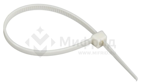 Хомут 3.6х150мм P6.6 самозатухающий бел. (уп.100шт) IEK UHH90-D036-150-100-K01