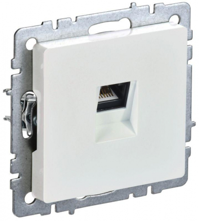 Розетка компьютерная СП RJ45 кат.6 BRITE РК11-БрЖ механизм жемчуж. IEK BR-K10-2-K36 Розетка компьютерная СП RJ45 кат.6 BRITE РК11-БрЖ механизм жемчуж. IEK BR-K10-2-K36
