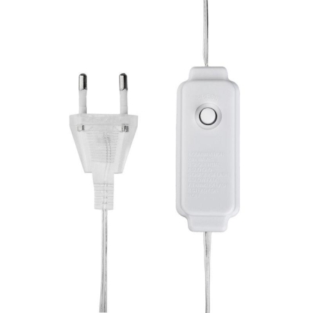 Гирлянда светодиодная "Роса "Фейерверк" 10м 250LED тепл. бел. 7.2Вт IP20 с контроллером на катушке Neon-Night 303-436 Гирлянда светодиодная "Роса "Фейерверк" 10м 250LED тепл. бел. 7.2Вт IP20 с контроллером на катушке Neon-Night 303-436