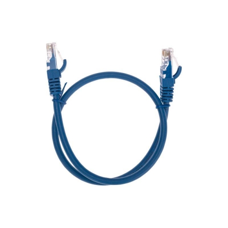 Патч-корд U/UTP CAT 6 RJ45-RJ45 26AWG LSZH син. 0.5м Rexant 02-0294-05 Патч-корд U/UTP CAT 6 RJ45-RJ45 26AWG LSZH син. 0.5м Rexant 02-0294-05