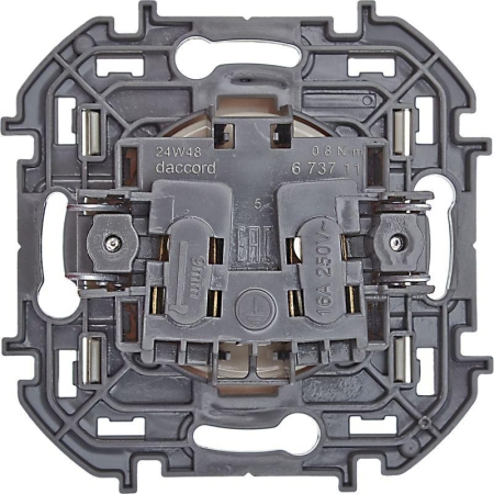 Розетка 1-м СП Inspiria 16А IP20 250В 2P механизм сл. кость IEK 673711 Розетка 1-м СП Inspiria 16А IP20 250В 2P механизм сл. кость IEK 673711