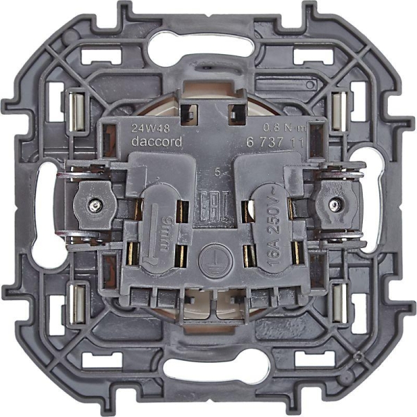 Розетка 1-м СП Inspiria 16А IP20 250В 2P механизм сл. кость IEK 673711 Розетка 1-м СП Inspiria 16А IP20 250В 2P механизм сл. кость IEK 673711