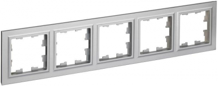 Рамка 5-м BRITE РУ-5-БрА алюм. IEK BR-M52-K47 Рамка 5-м BRITE РУ-5-БрА алюм. IEK BR-M52-K47