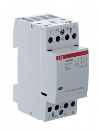 Контактор ESB25-22N-06 модульный (25А АС-1 2НО+2НЗ) катушка 230В AC/DC ABB 1SAE231111R0622 Контактор ESB25-22N-06 модульный (25А АС-1 2НО+2НЗ) катушка 230В AC/DC ABB 1SAE231111R0622